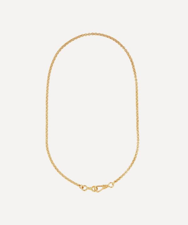 Otiumberg - Gold Plated Vermeil Silver Locked Chain Necklace image number 0