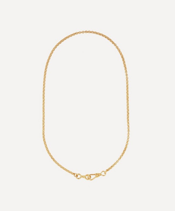 Otiumberg - Gold Plated Vermeil Silver Locked Chain Necklace image number null