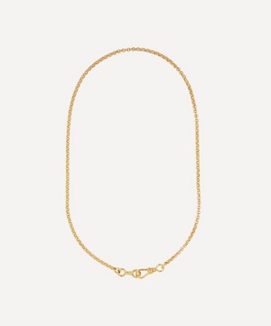 Otiumberg - Gold Plated Vermeil Silver Locked Chain Necklace image number 0
