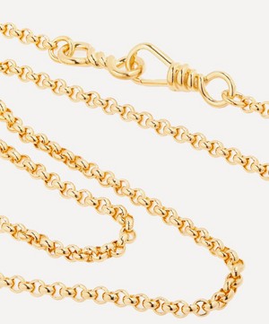 Otiumberg - Gold Plated Vermeil Silver Locked Chain Necklace image number 2