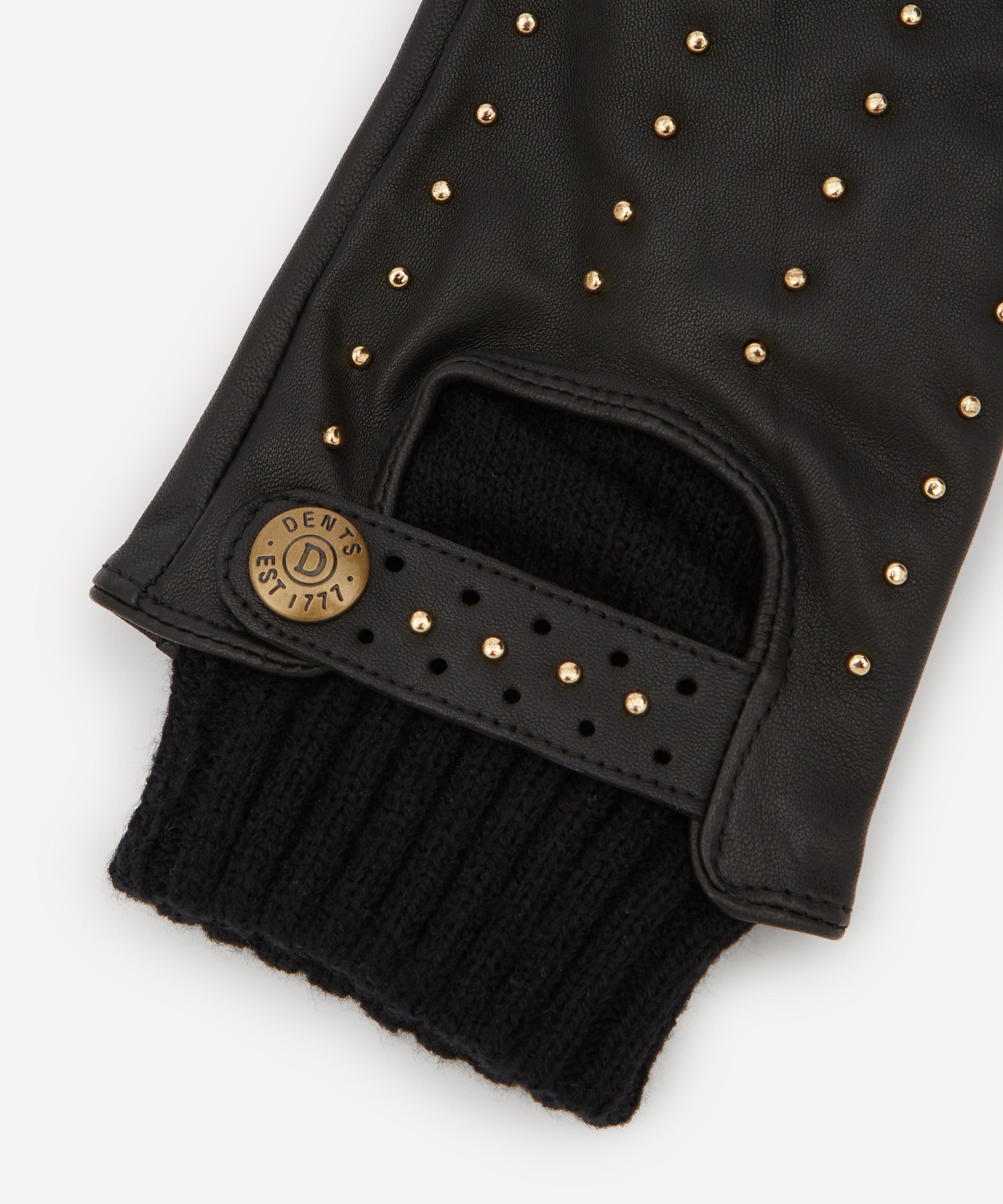 Burberry store studded gloves