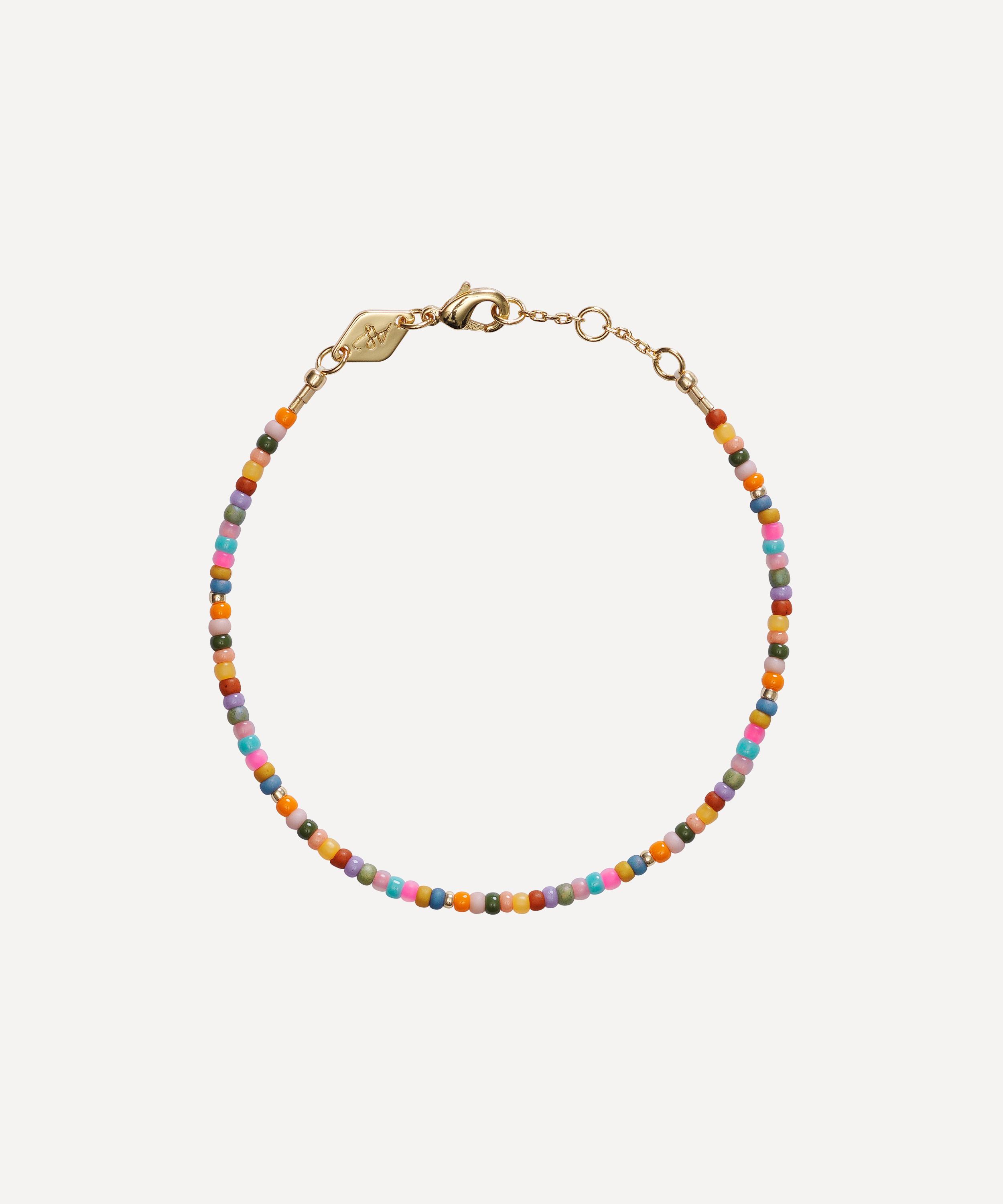 ANNI LU - Gold-Plated Tutti Colori Beaded Bracelet image number 0