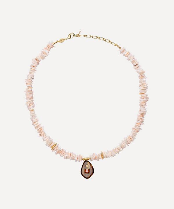 ANNI LU Gold-Plated Foxy Puka Shell Pendant Necklace | Liberty