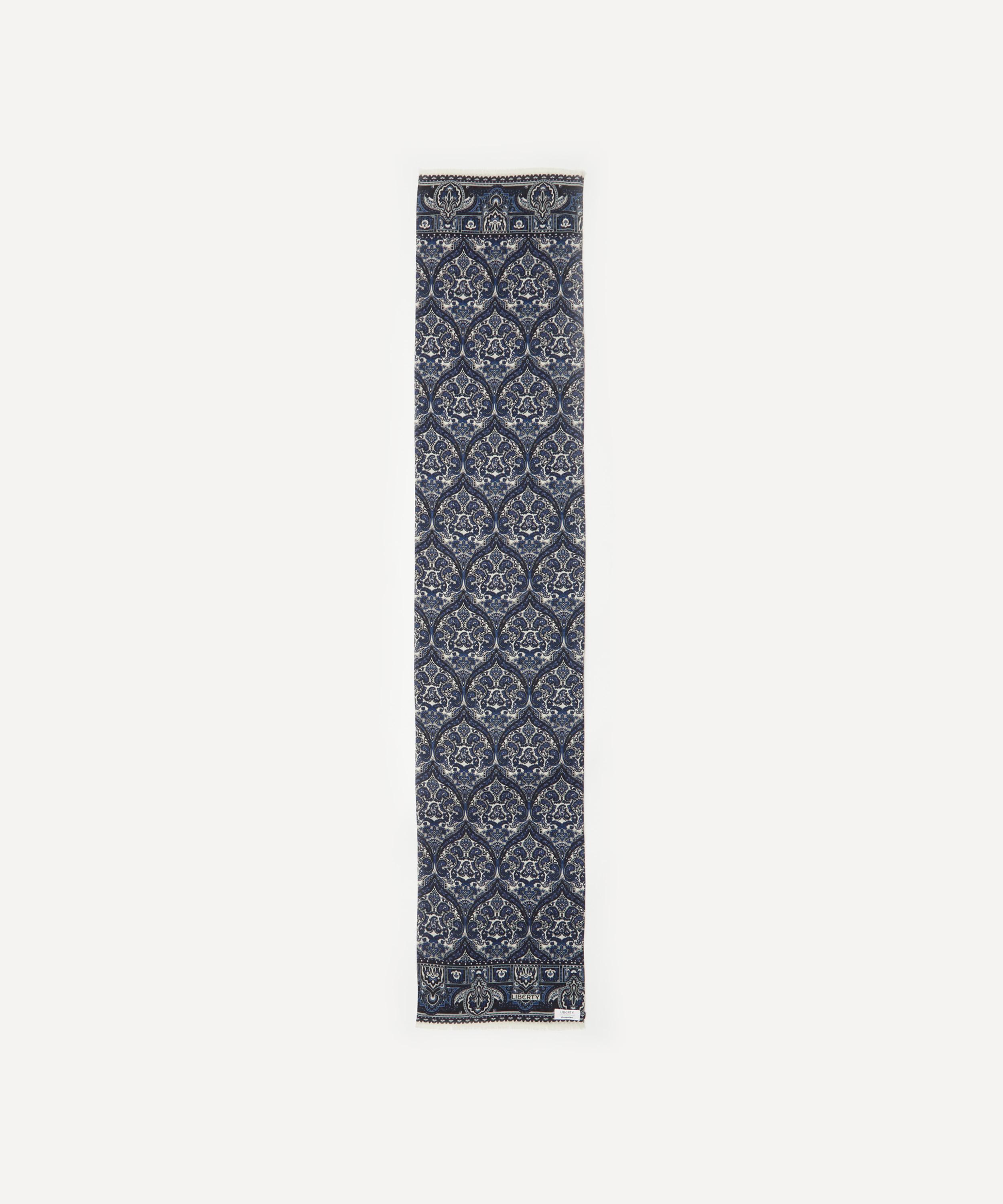Liberty - Arley Wool-Silk Fringed Scarf