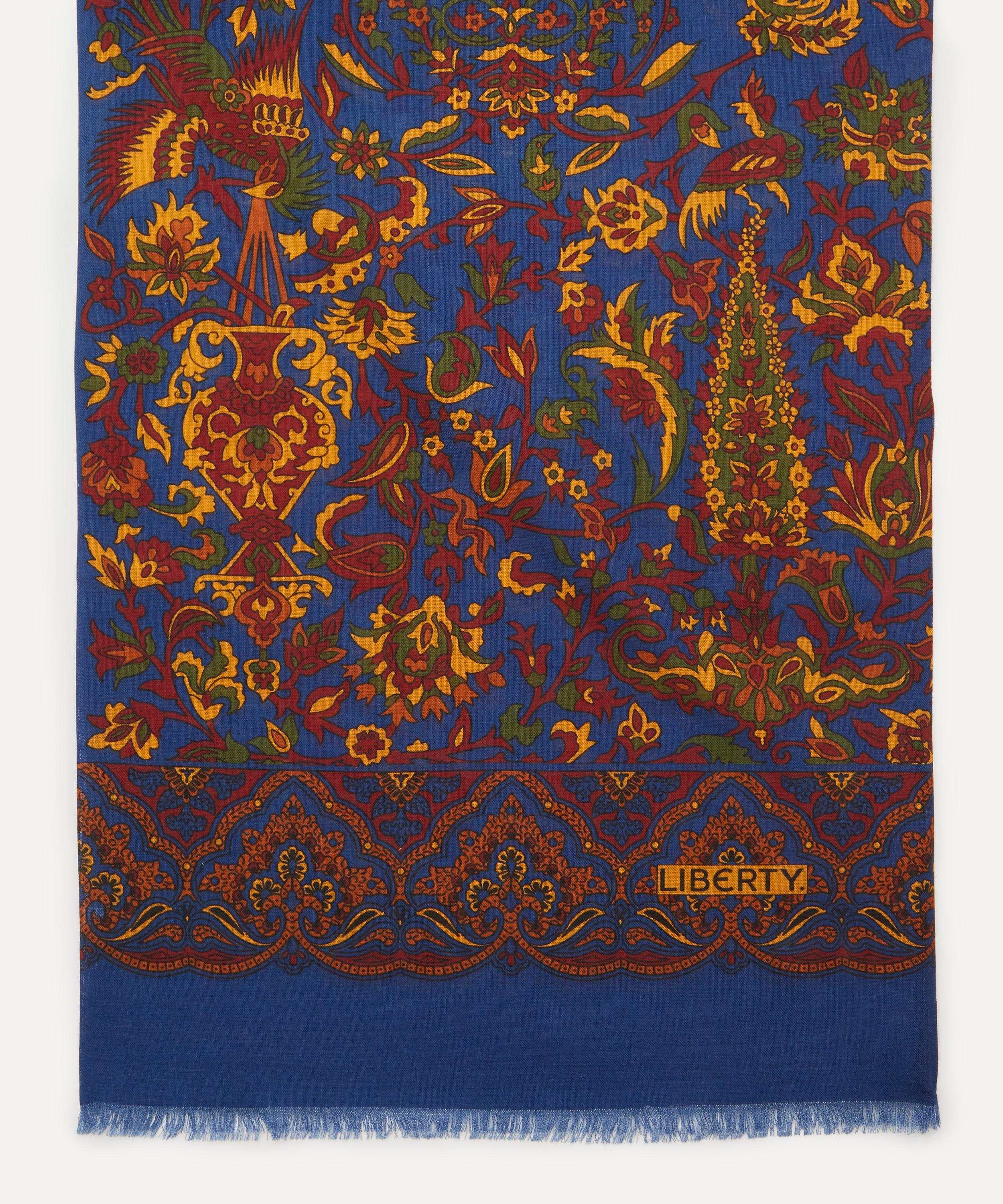 Liberty - Harvur Wool-Silk Fringed Scarf image number 2