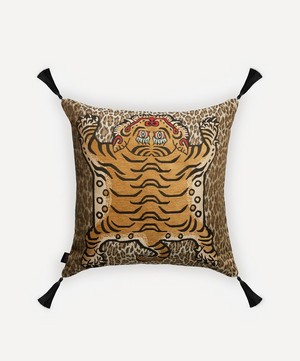 House of Hackney Wild Saber Large Jacquard Cushion | Liberty