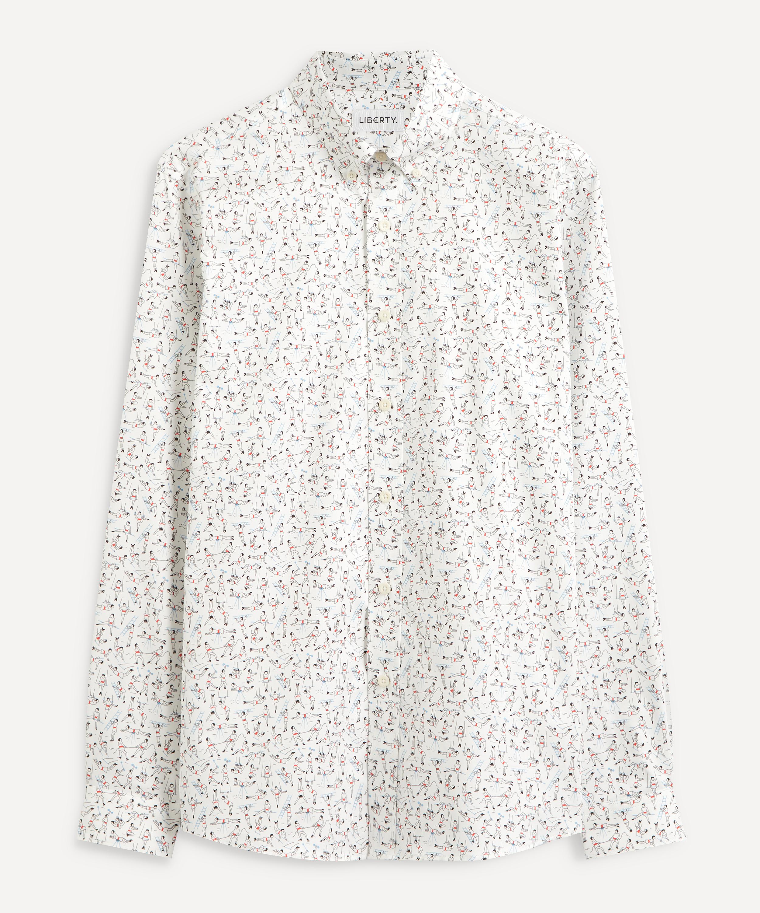 Liberty - Gymnasium Cotton Twill Casual Button-Down Shirt image number 0