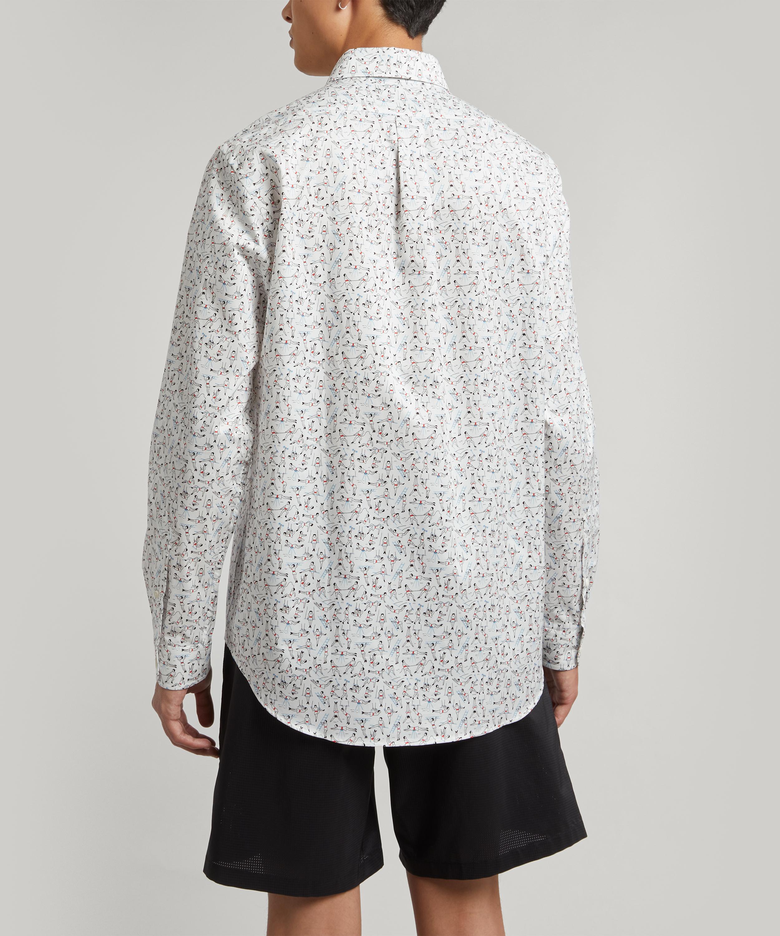 Liberty - Gymnasium Cotton Twill Casual Button-Down Shirt image number 3