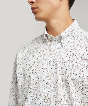 Liberty - Gymnasium Cotton Twill Casual Button-Down Shirt image number 4
