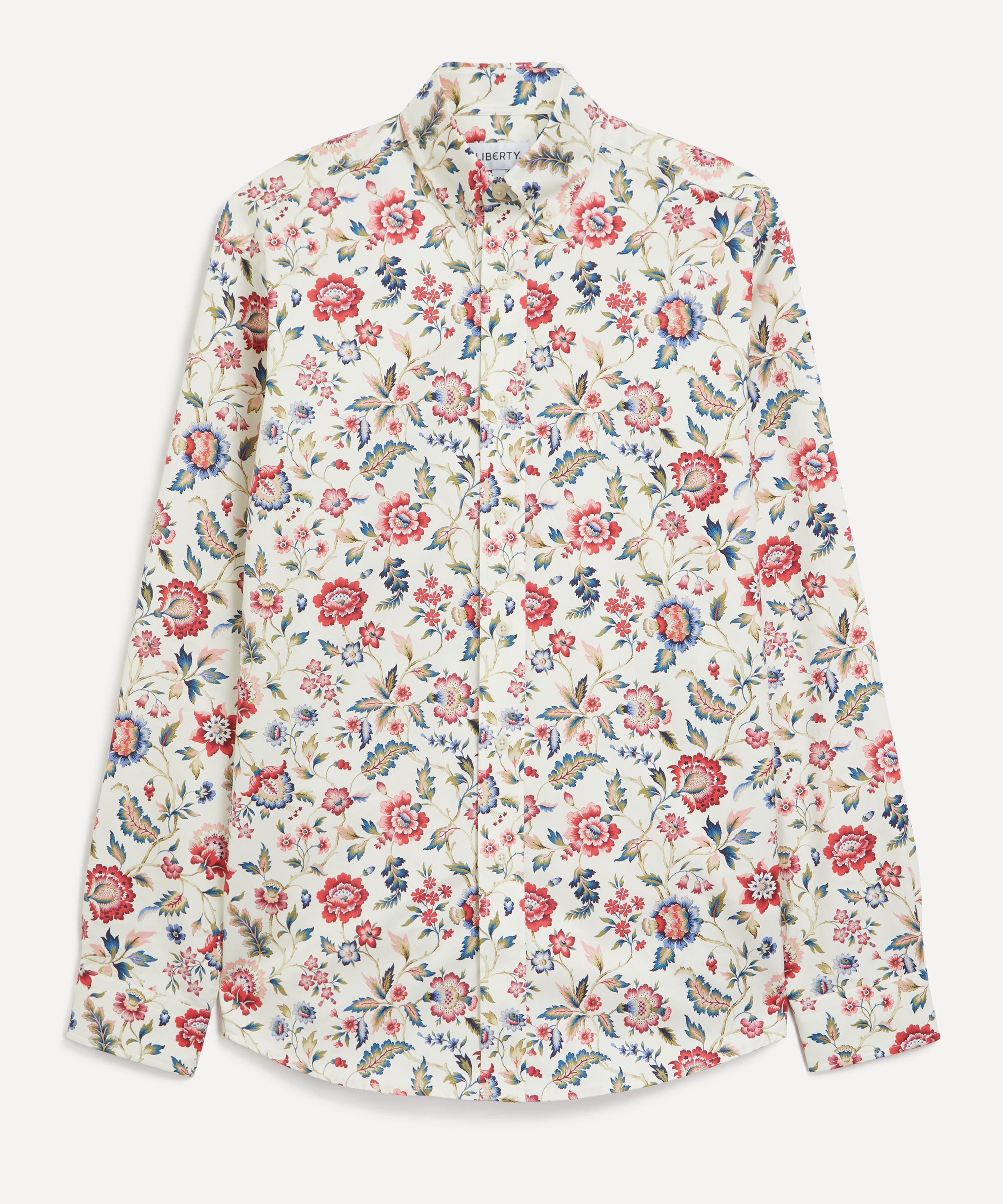 Liberty - Button-Down Regular Fit Shirt in Eva Belle