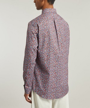 Liberty - Ragged Robin Cotton Twill Casual Button-Down Shirt image number 3
