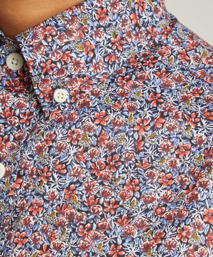 Liberty - Ragged Robin Cotton Twill Casual Button-Down Shirt image number 4