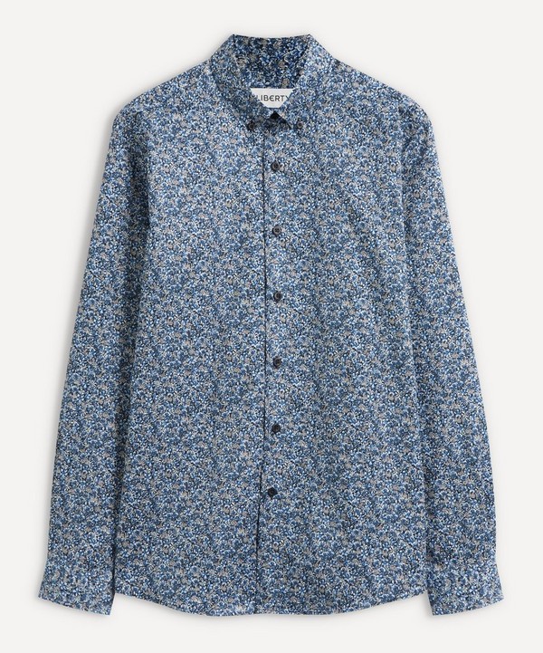 Liberty - Ragged Robin Cotton Twill Casual Button-Down Shirt image number null