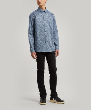 Liberty - Ragged Robin Cotton Twill Casual Button-Down Shirt image number 2