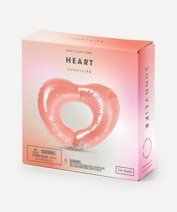 Sunnylife - Heart-Shaped Mini Float Ring image number null