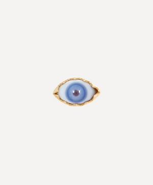 Grainne Morton - Gold-Plated Glass Eye Single Stud Earring image number 0