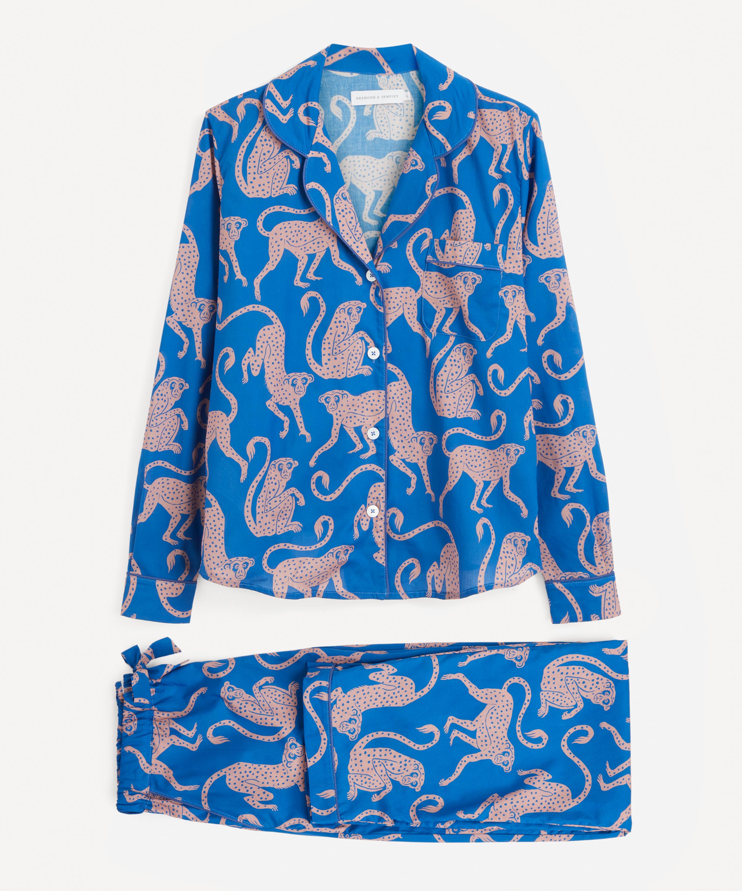 Desmond & Dempsey - Chango Print Long Pyjama Set
