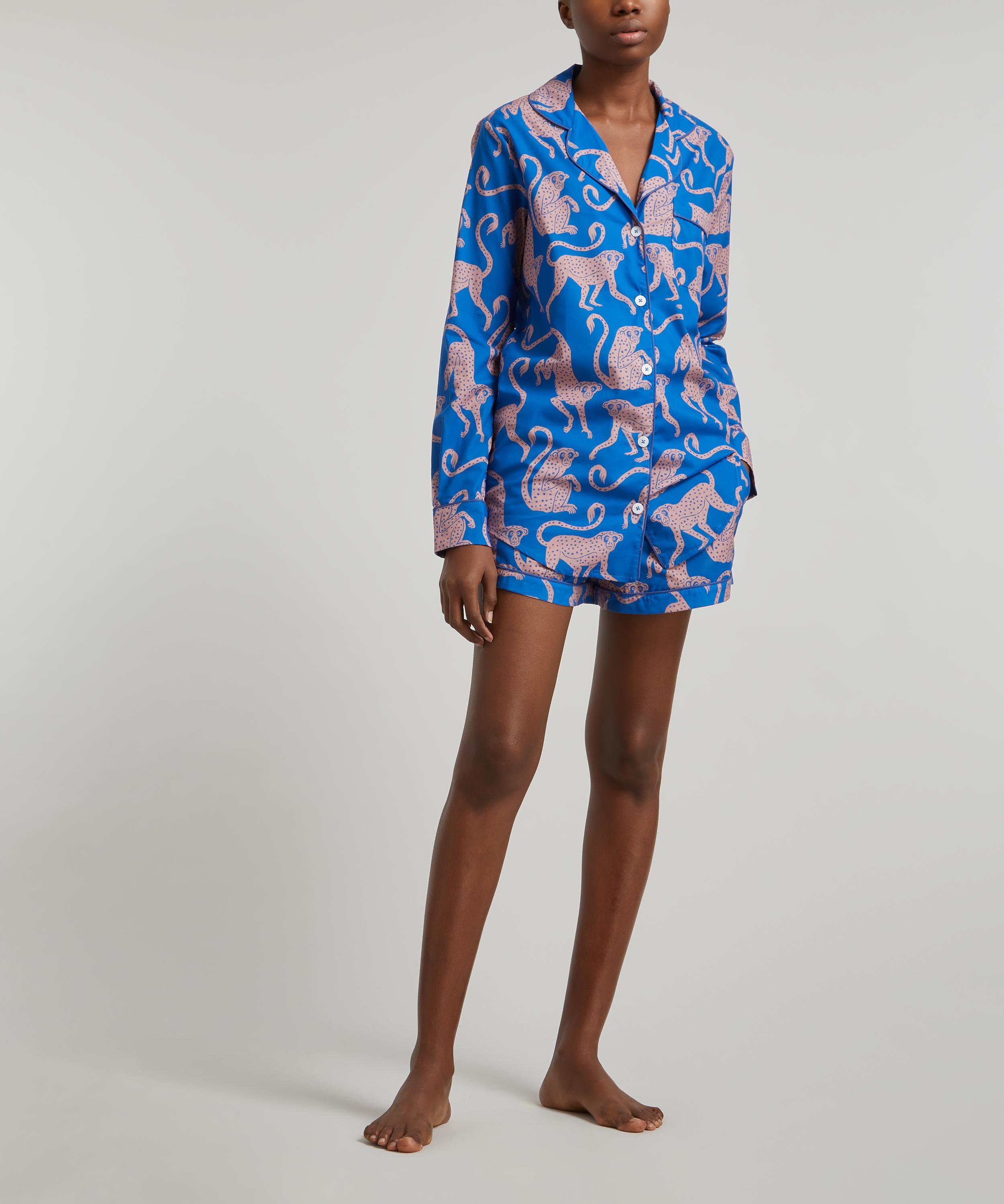Desmond & Dempsey - Chango Print Short Pyjama Set image number 2