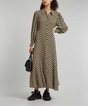 RIXO - Maddison Checkerboard Maxi Dress image number 1