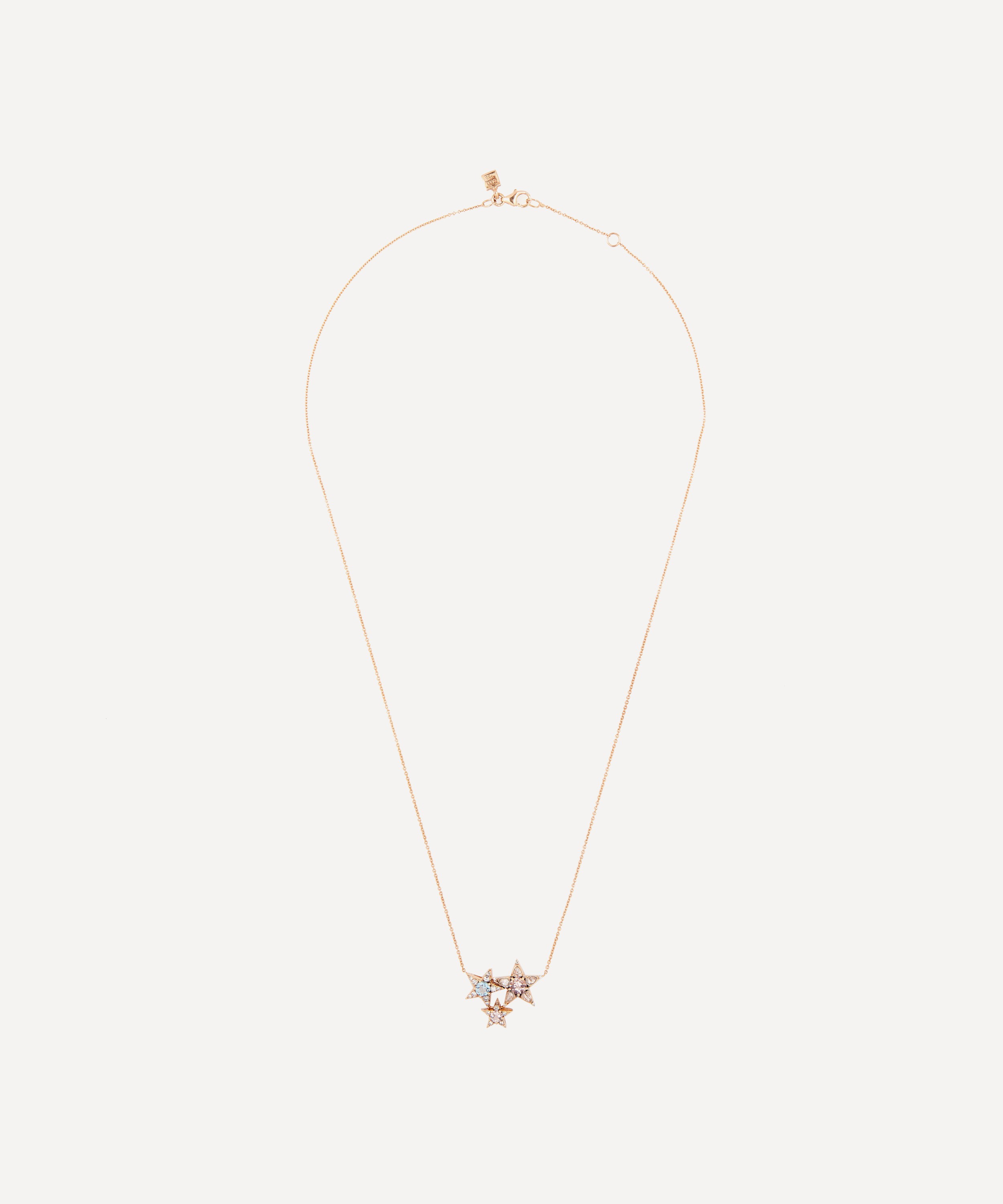 Selim Mouzannar 18ct Rose Gold Istanbul Multi-Stone Star Cluster ...