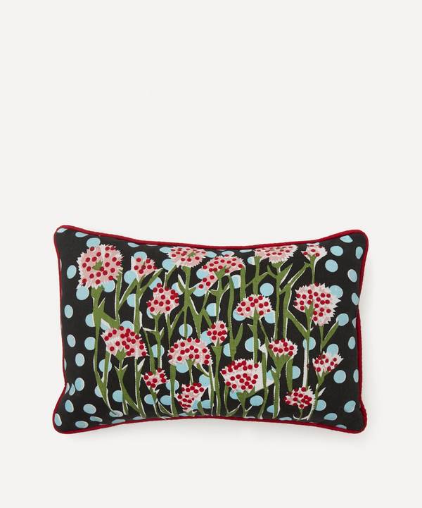 Beth Postle - Midnight Meadow Handprinted Cushion image number 0