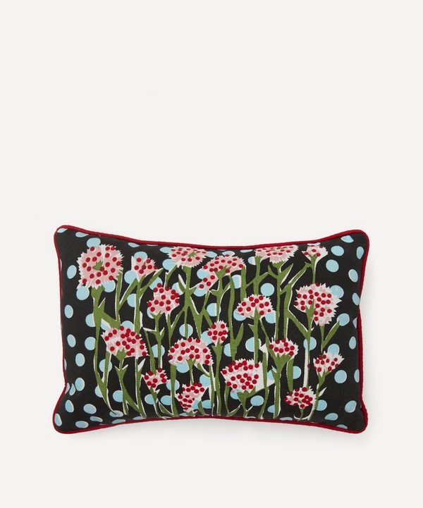 Beth Postle - Midnight Meadow Handprinted Cushion image number null
