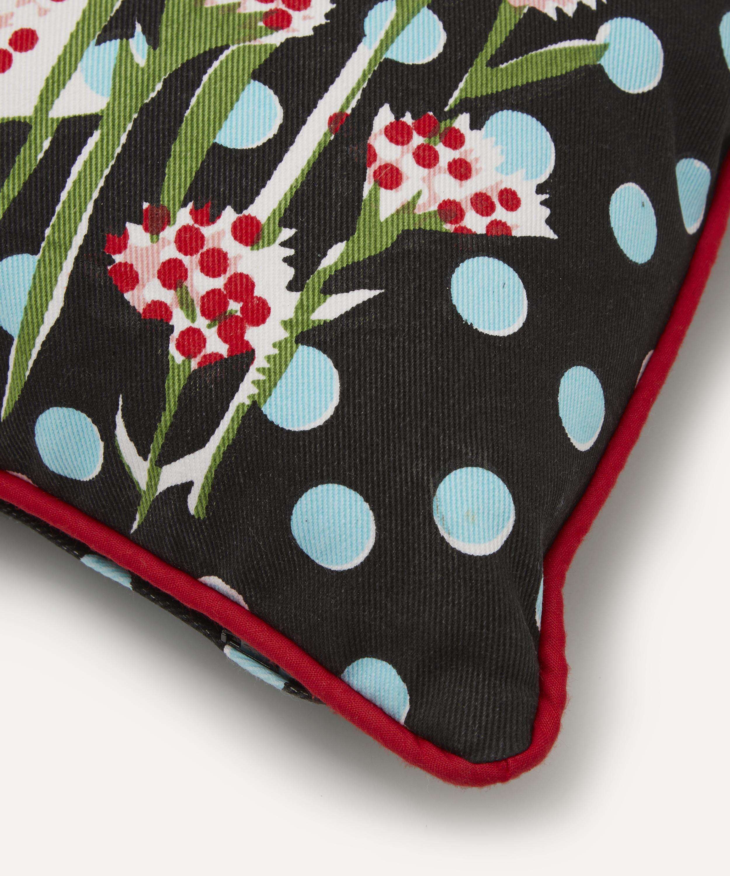 Beth Postle - Midnight Meadow Handprinted Cushion image number 1