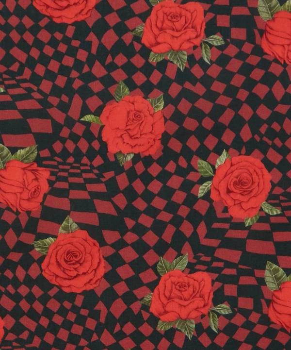 Liberty Fabrics - Chequered Rose Tana Lawn™ Cotton image number 0