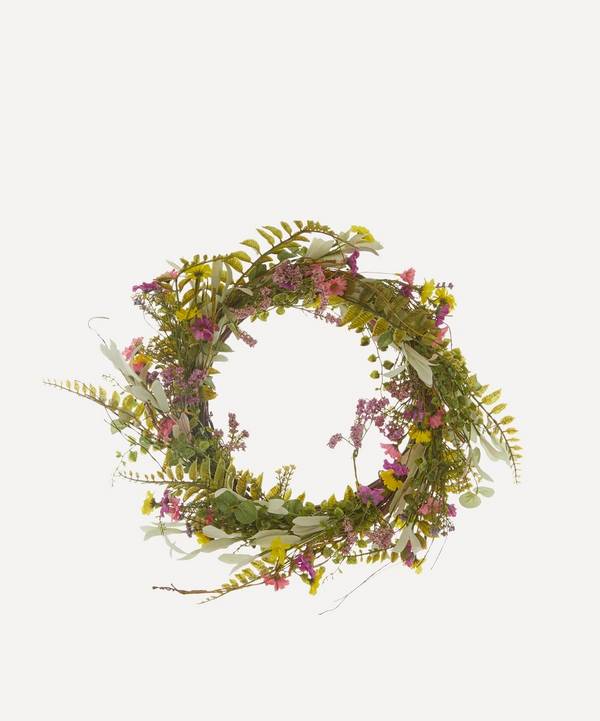 Gisela Graham - Wild Meadow Flower Twig Wreath image number 0