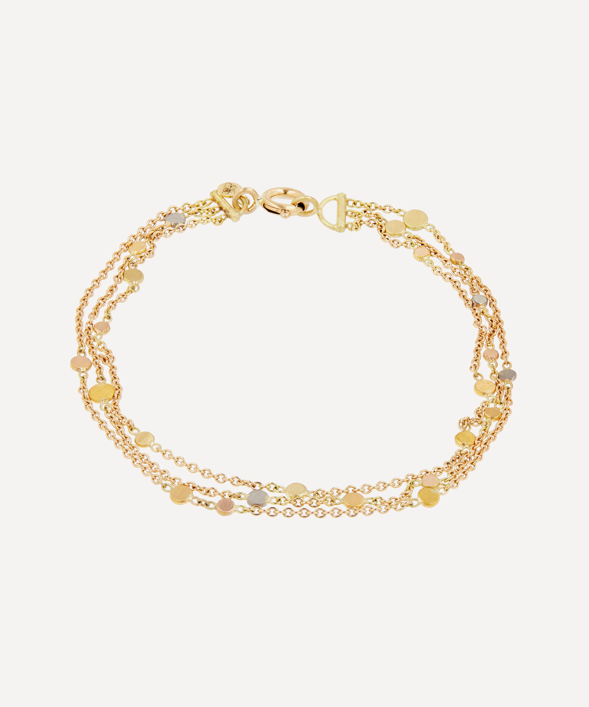 Buy Paisley Design Yellow Gold Bracelet Online