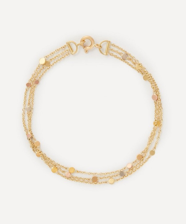 Sia Taylor - 18ct-24ct Rainbow Gold Falling Dust Bracelet image number null