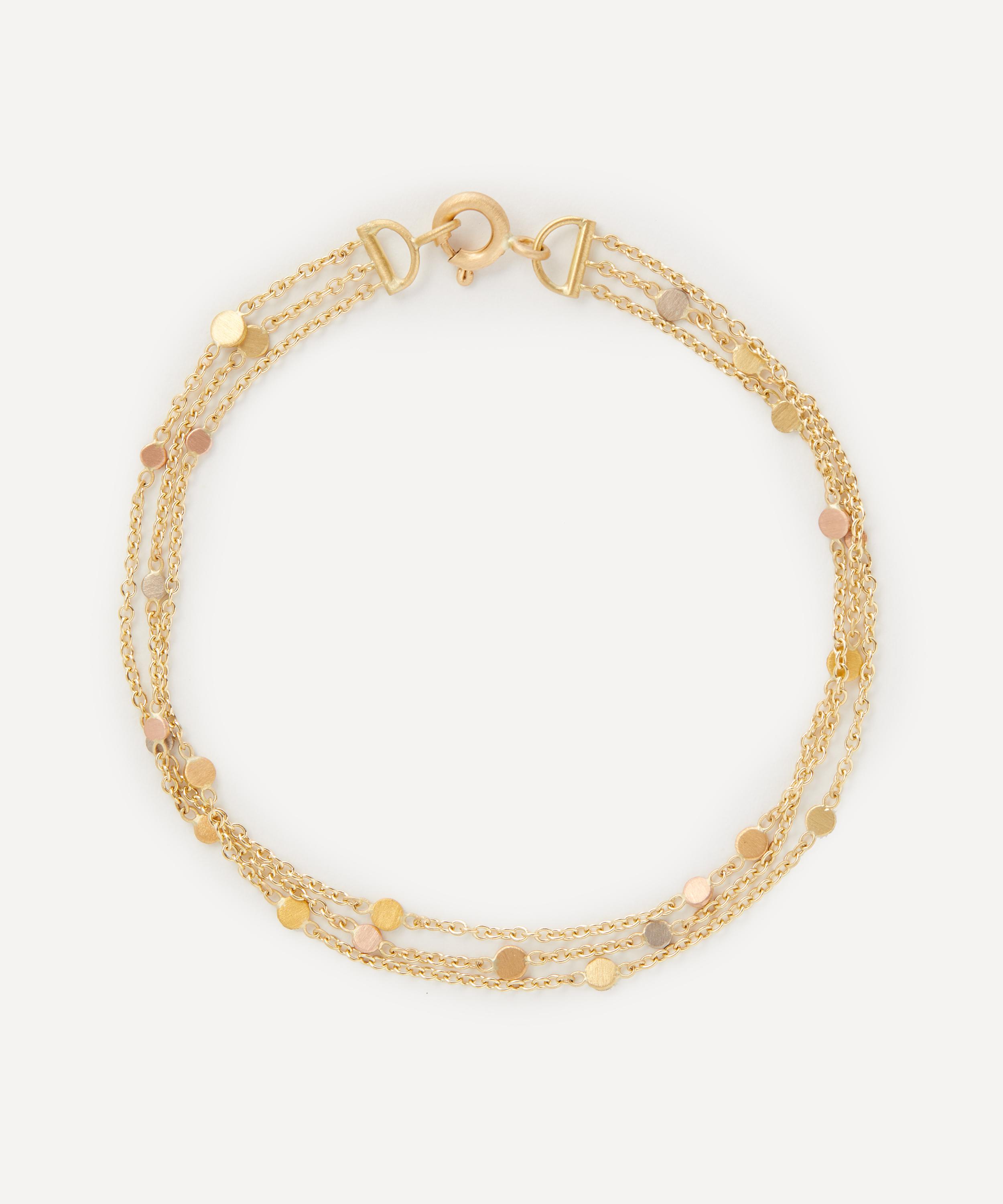 Sia Taylor - 18ct-24ct Rainbow Gold Falling Dust Bracelet