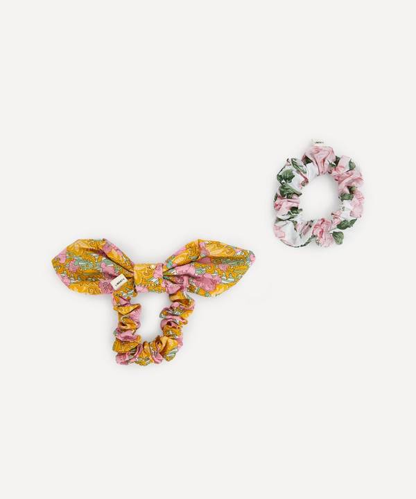 Lele Sadoughi - x Liberty Carline Rose and Clementina Scrunchies Set of Two image number 0