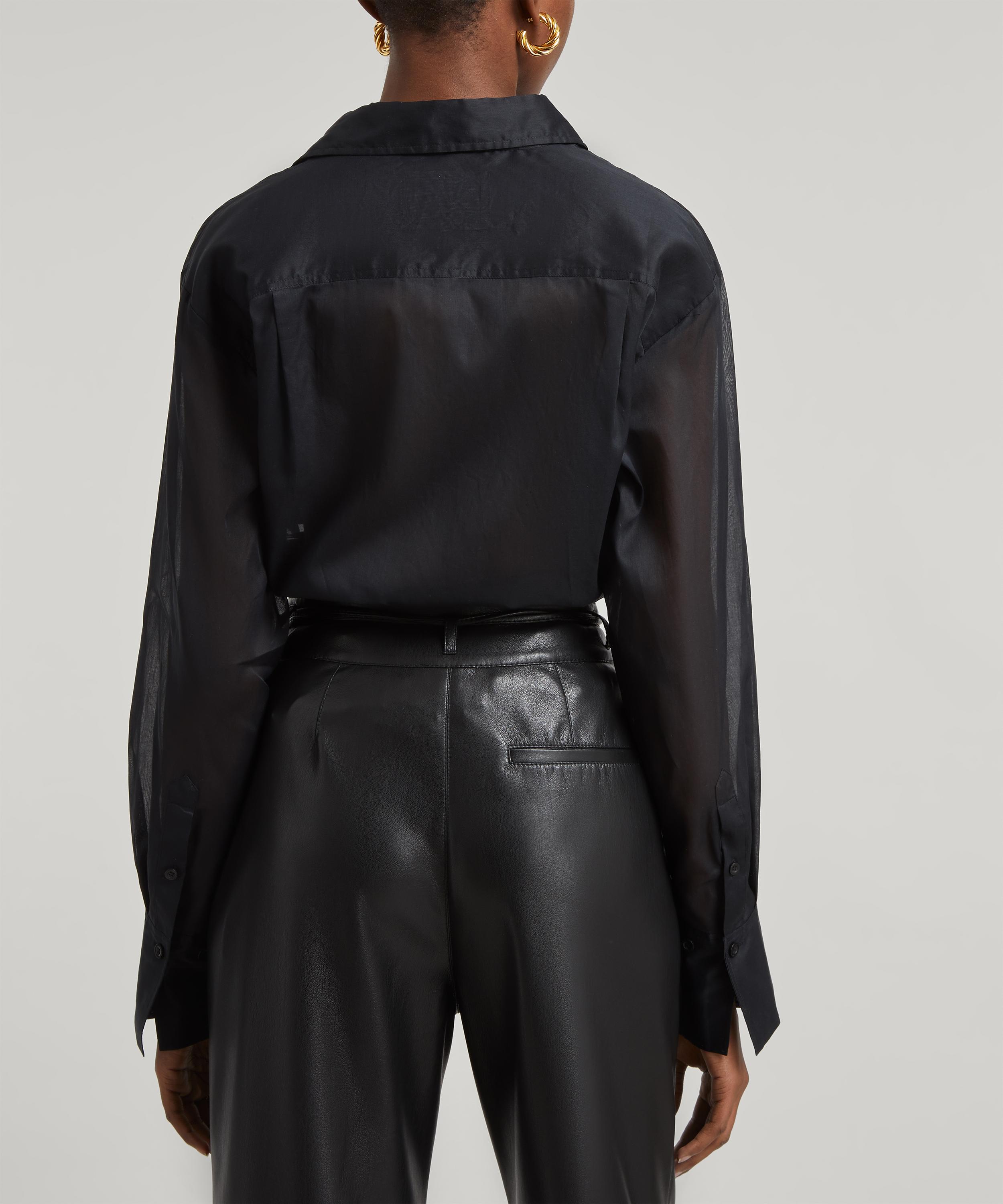 Frame - The Oversized Sheer Shirt image number 3