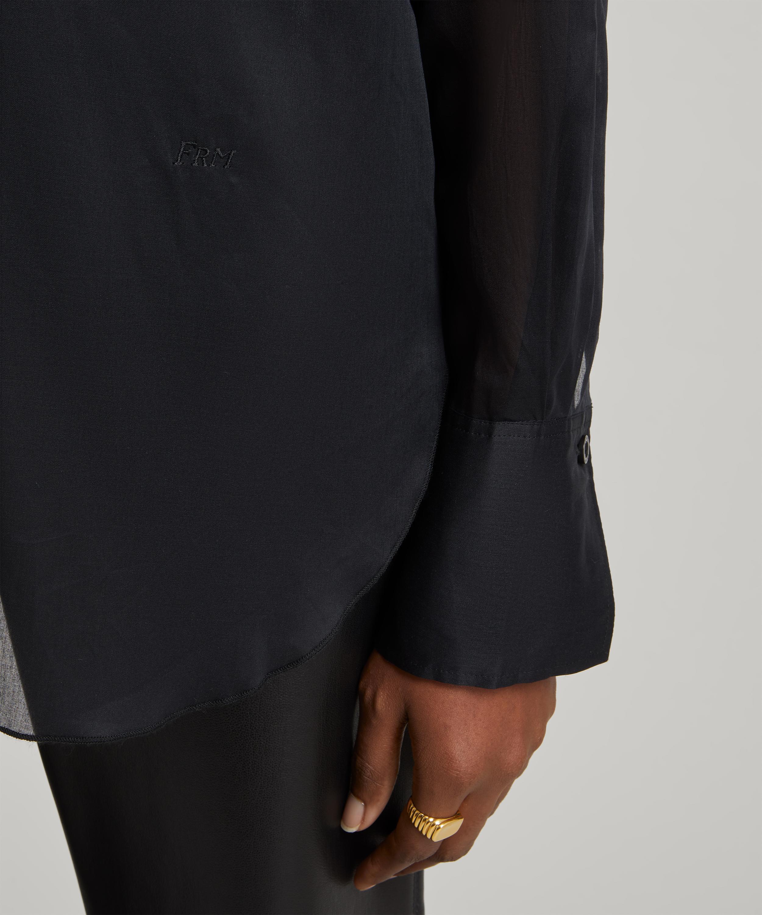 Frame - The Oversized Sheer Shirt image number 4