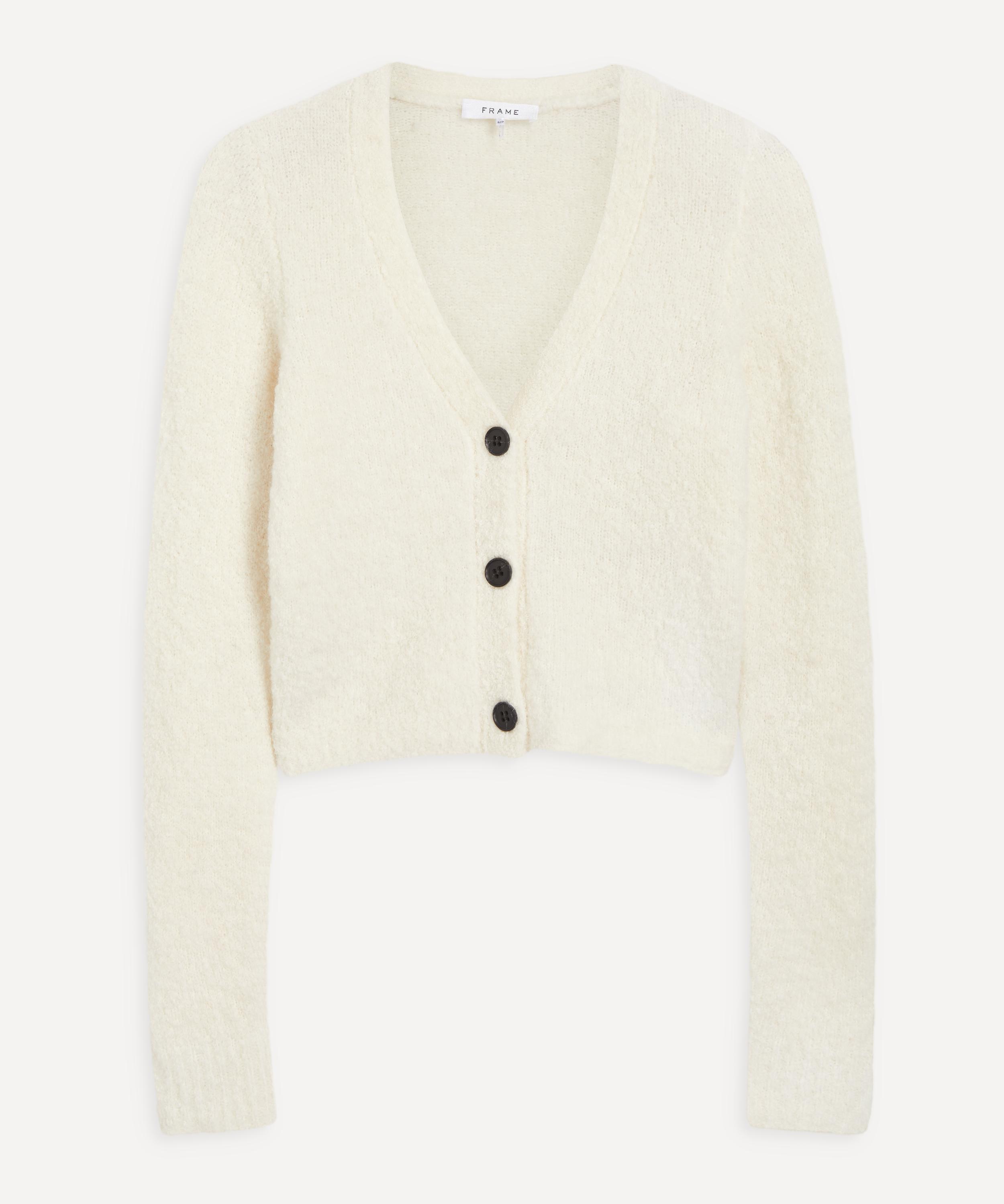 Frame - Fuzzy Shrunken Cardigan image number 0