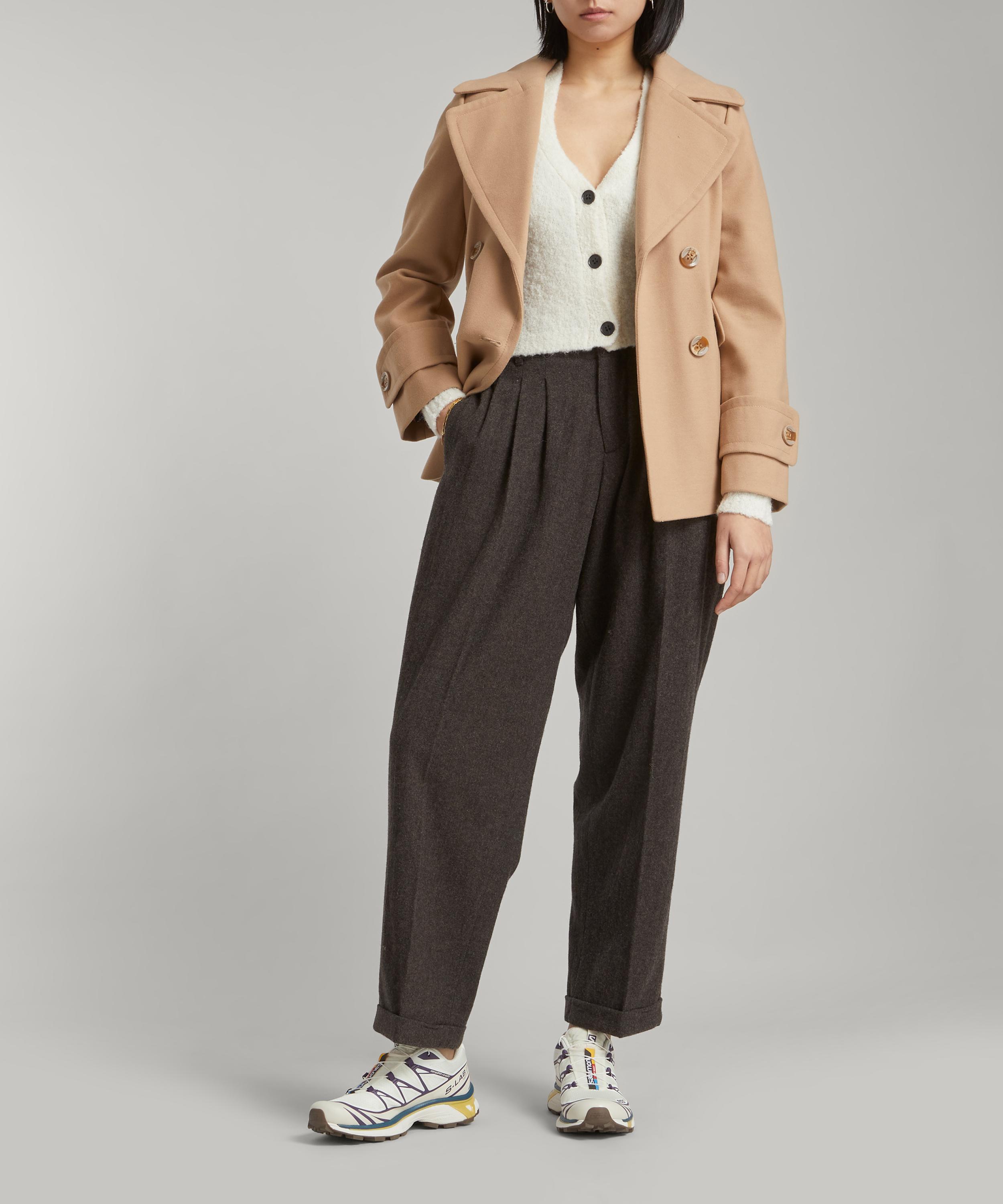 Frame - Fuzzy Shrunken Cardigan image number 2