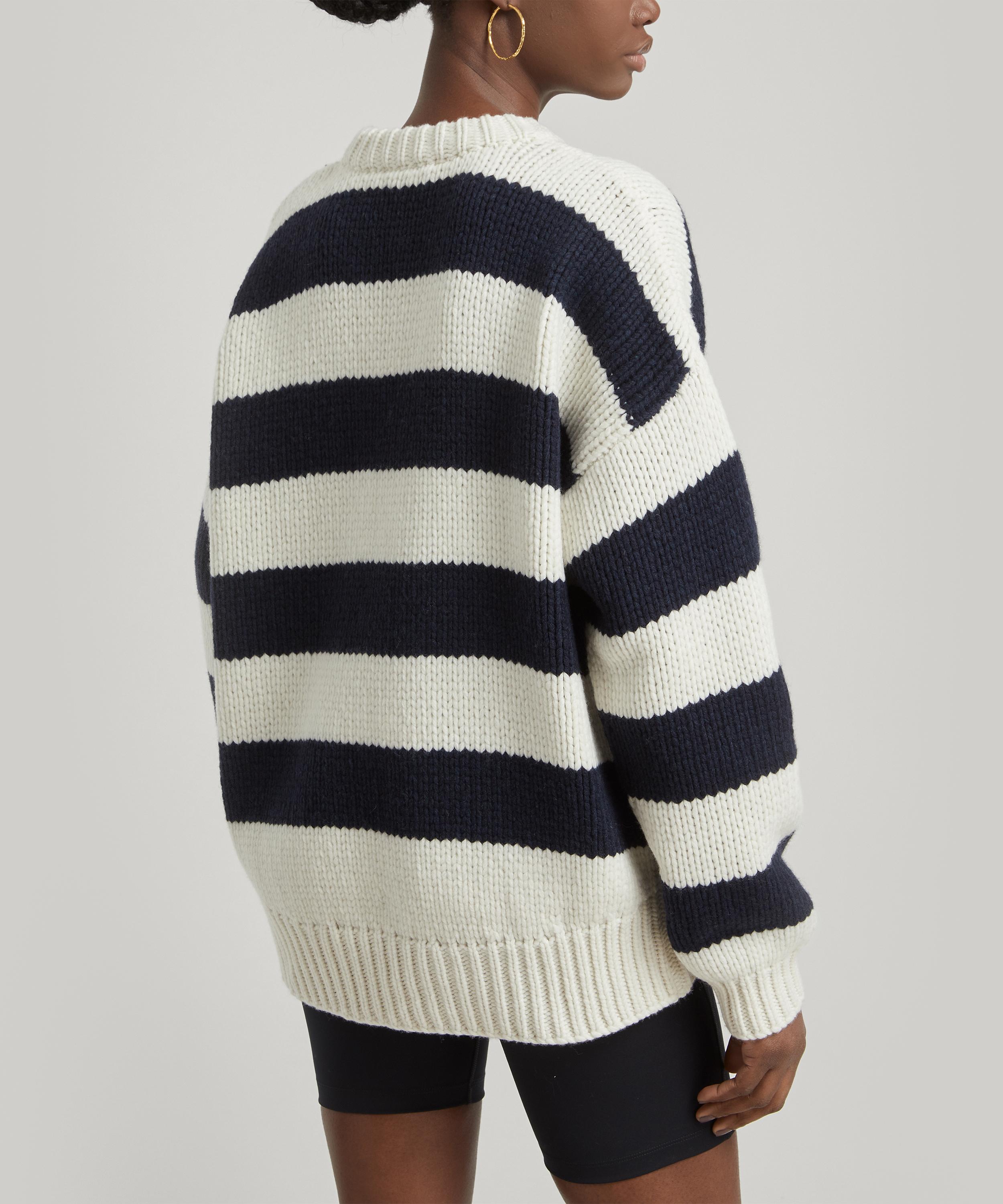 Oversized striped jumper sale