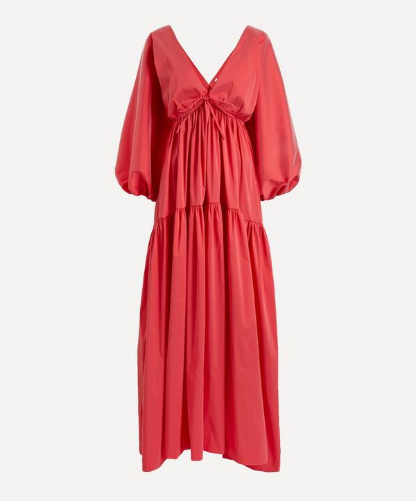 Bernadette - Marlow Puff-Sleeve Taffeta Gown image number null