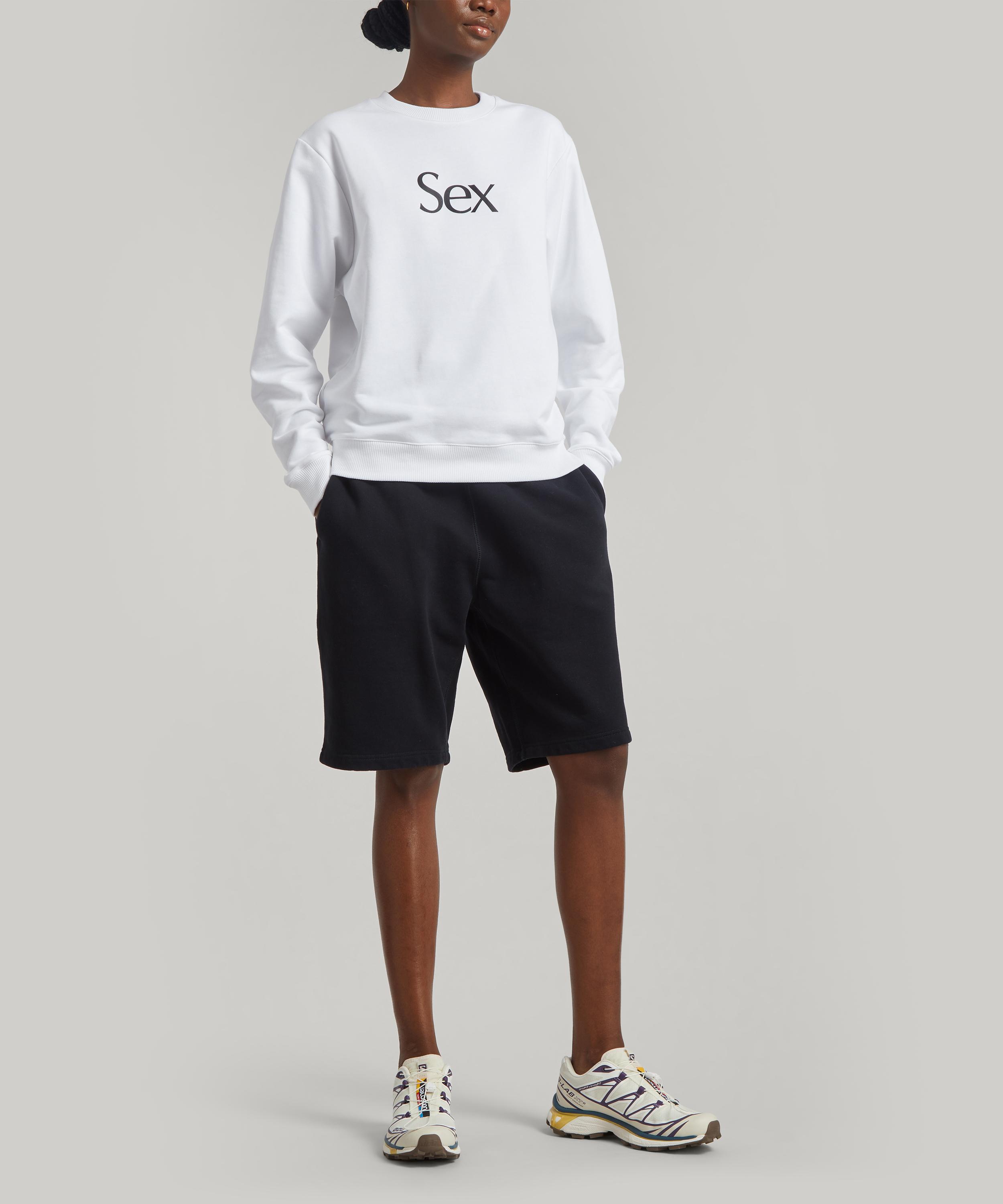 Christopher Kane More Joy Classic White & top Black Unisex Sweatshirt