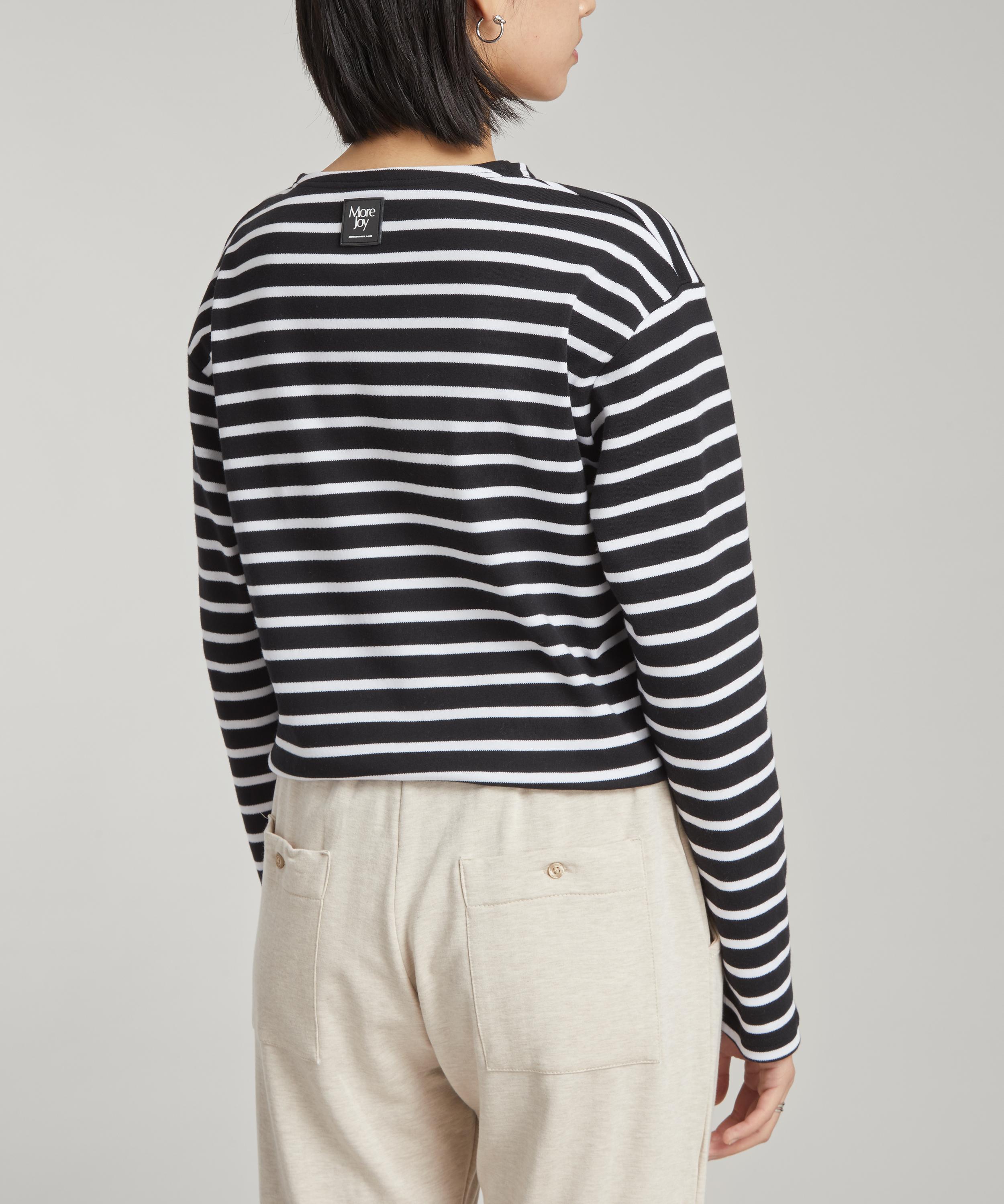 More Joy by Christopher Kane - More Joy Striped T-Shirt image number 3