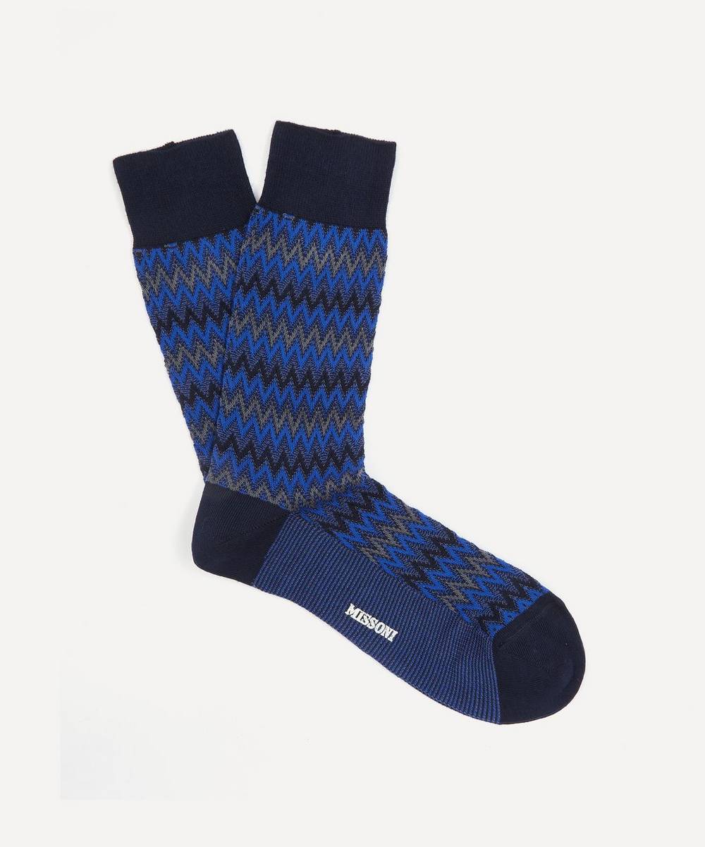 Missoni - Zig-Zag Stripe Cotton-Blend Socks