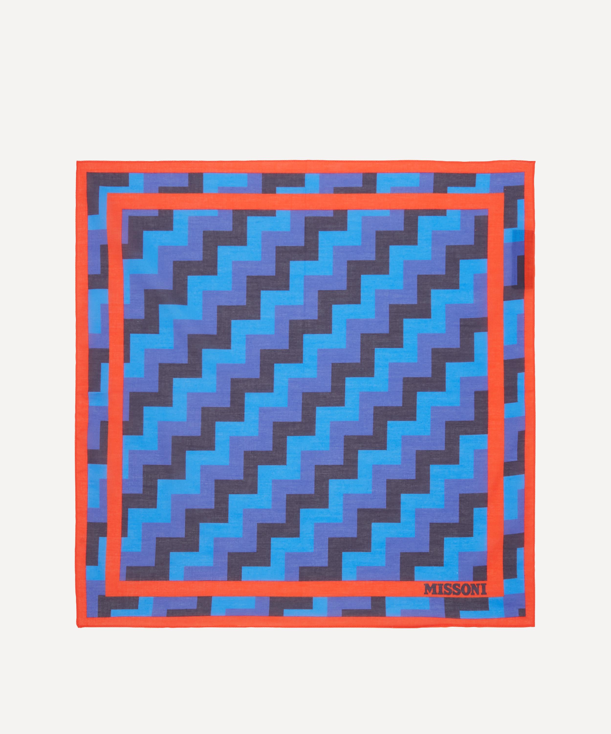 Missoni - Zig-Zag Stripe Cotton Pocket Square image number 2
