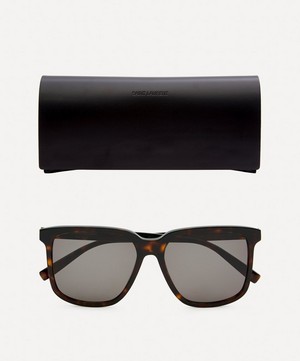 Saint Laurent - Oversized Square Acetate Sunglasses image number 3