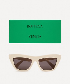 Bottega Veneta - Angled Cat-Eye Sunglasses image number 4
