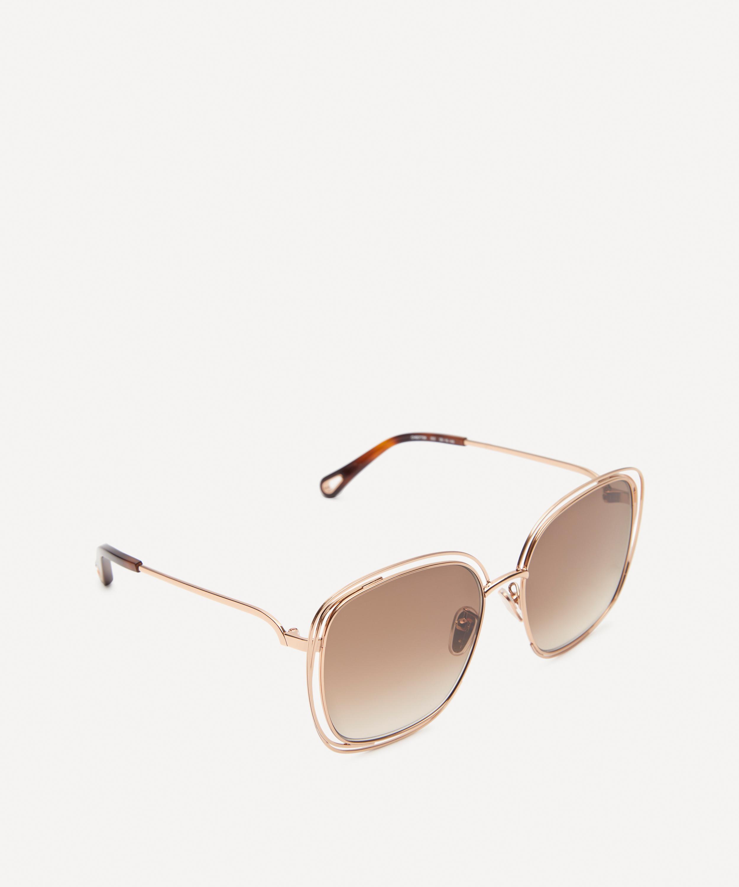 carlina sunglasses in metal and acetate