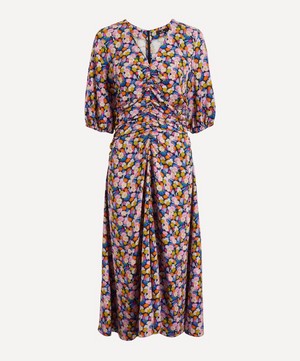PS Paul Smith - Floral Ruched Midi Dress image number 0