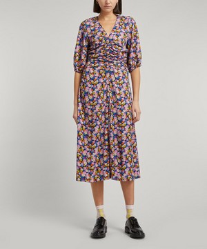 PS Paul Smith - Floral Ruched Midi Dress image number 2