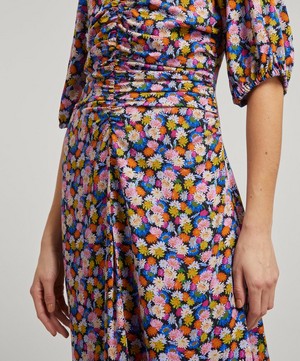 PS Paul Smith - Floral Ruched Midi Dress image number 4
