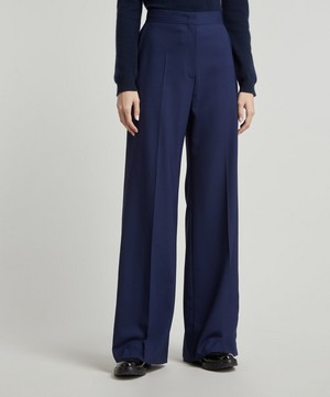 Paul Smith - Wide-Leg Wool Trousers image number 1